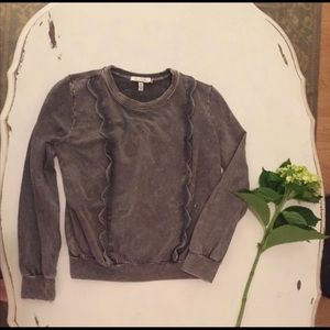 Anthro Eri & Ali Weckerlie Scalloped Pullover